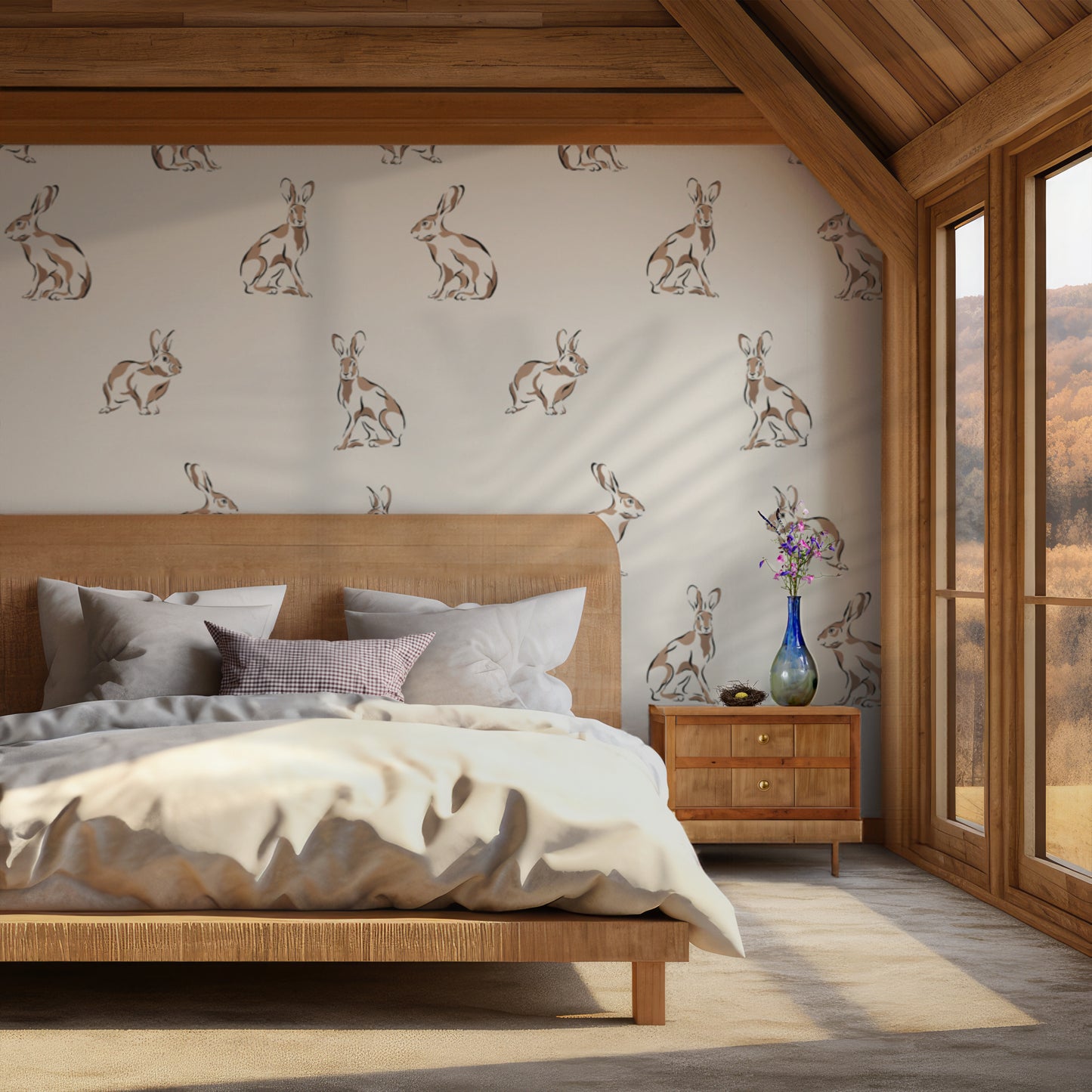 Charming Cottontails Wallpaper