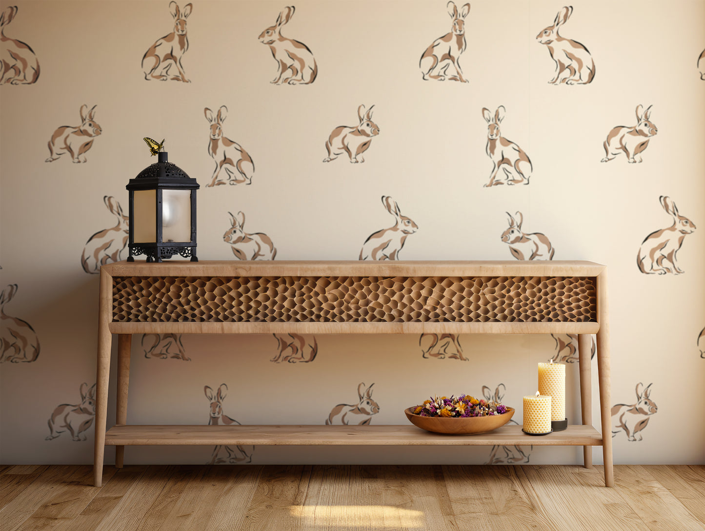 Charming Cottontails Wallpaper