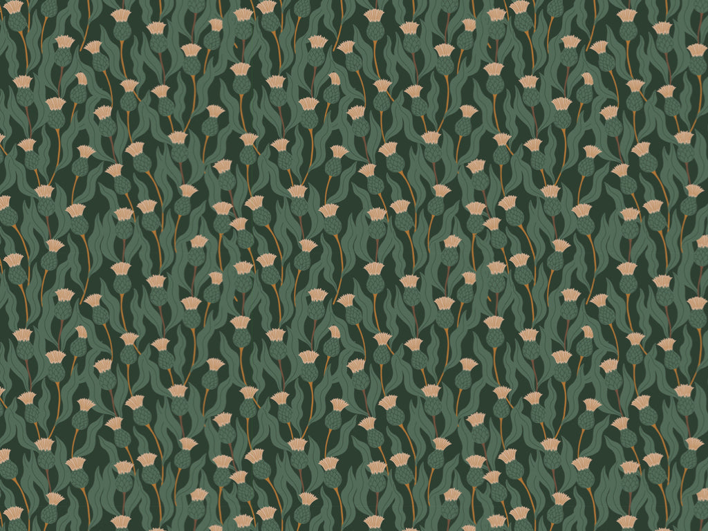 Elegant Evergreen Wallpaper