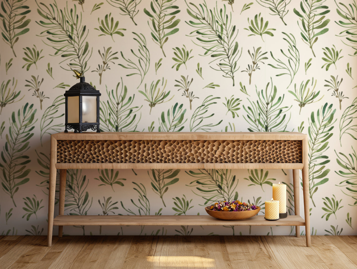 Flora and Ferns Wallpaper