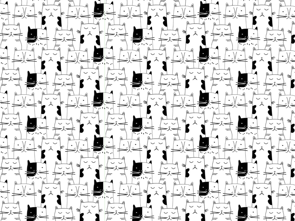 Modern Meow Wallpaper