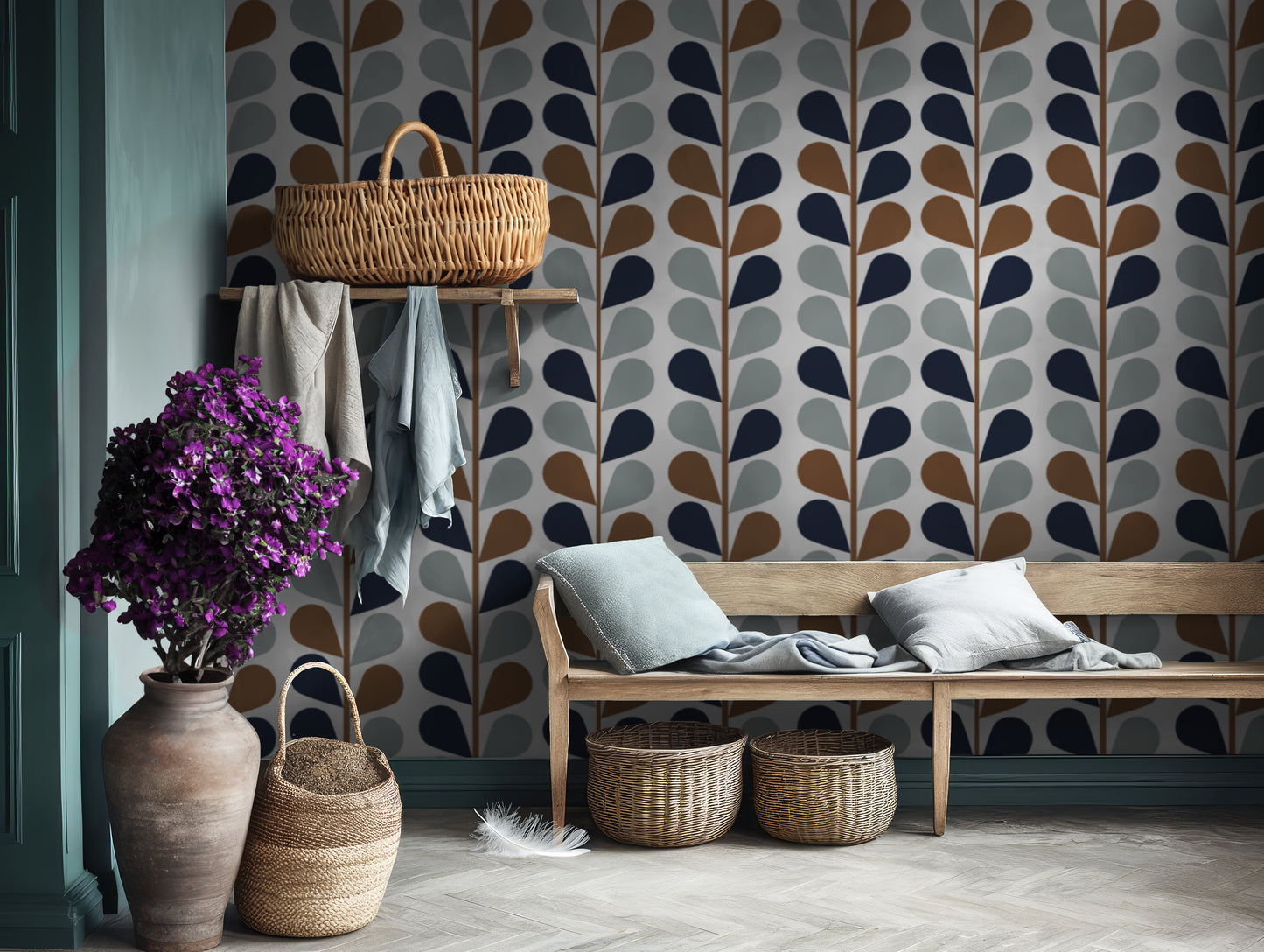Modern Vinescape Wallpaper