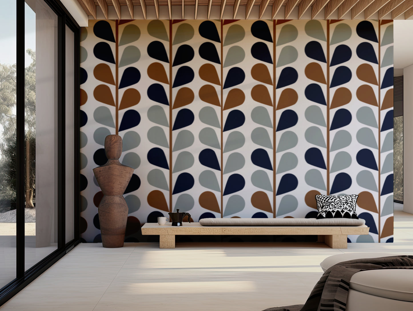 Modern Vinescape Wallpaper