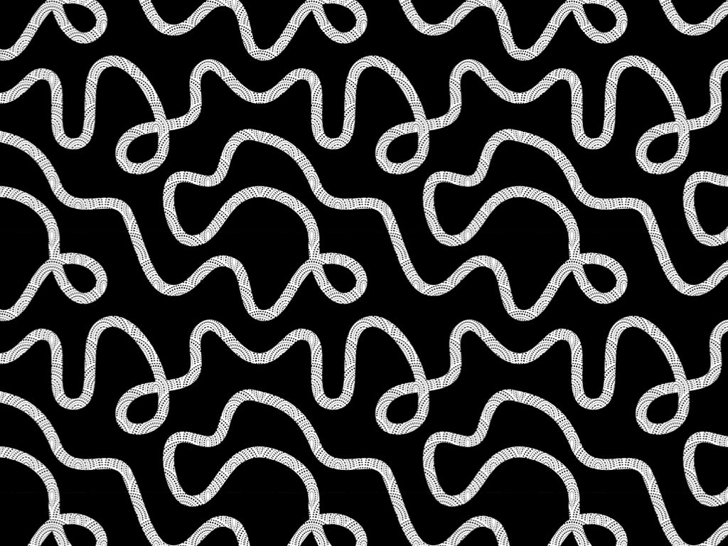Monochrome Maze Wallpaper