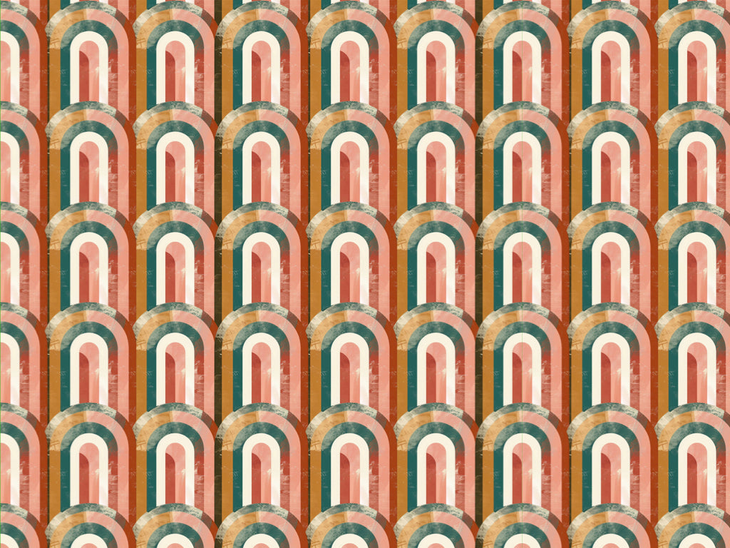 Vivid Arches Wallpaper
