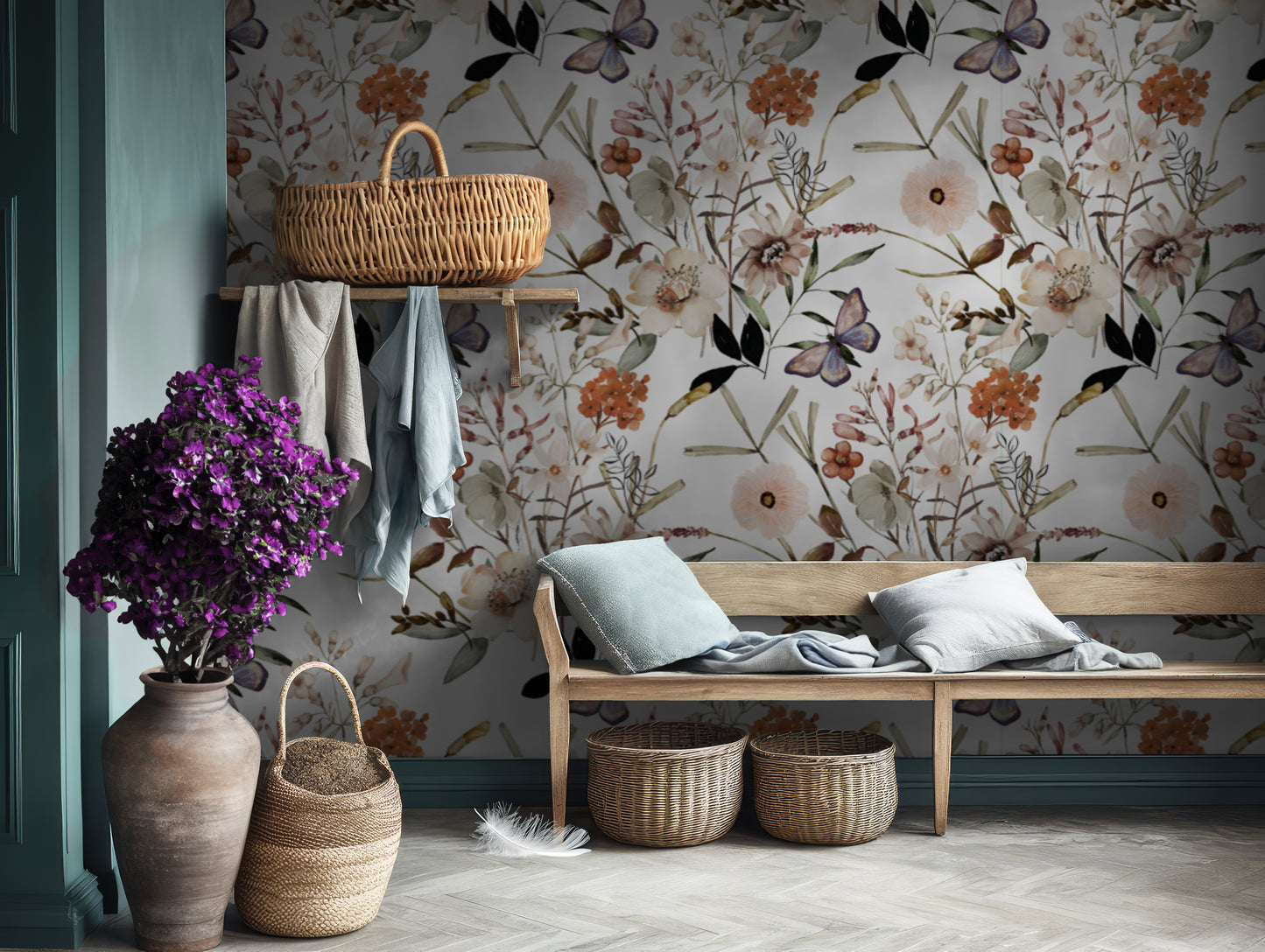 Enchanted Flora Wallpaper