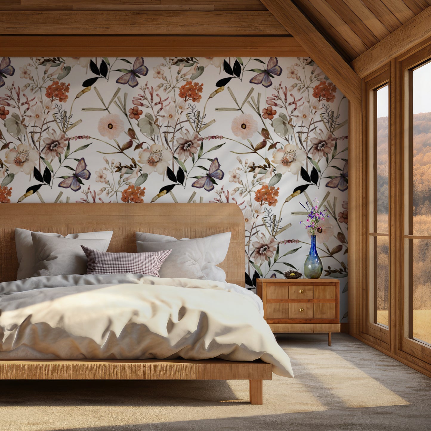 Enchanted Flora Wallpaper