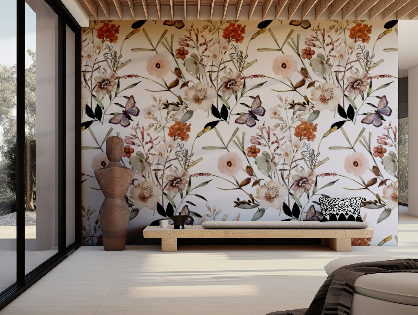 Enchanted Flora Wallpaper