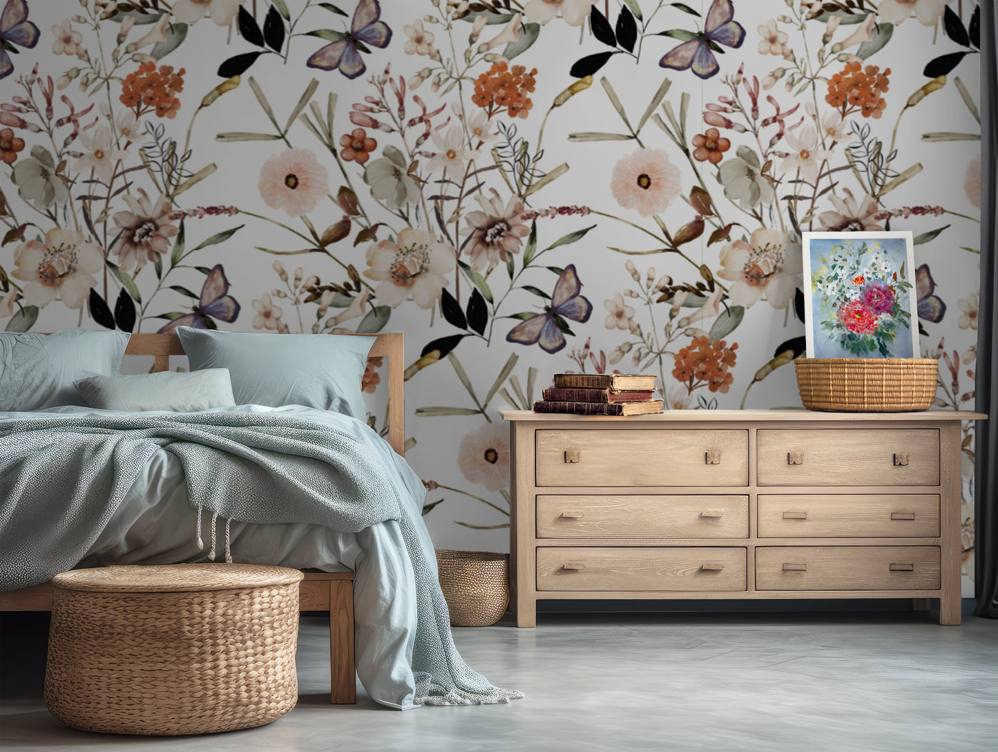 Enchanted Flora Wallpaper