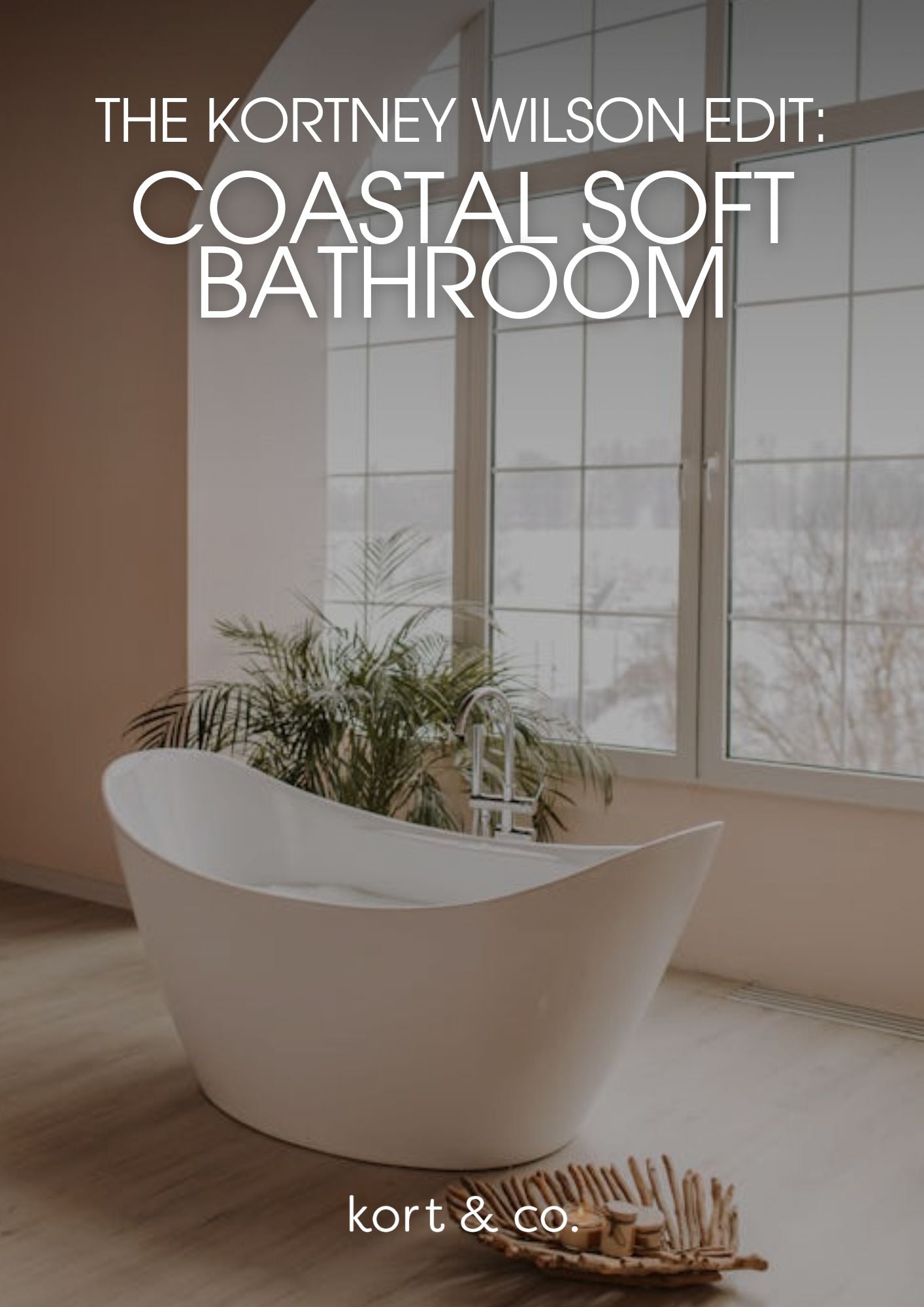 Coastal Soft Bathroom Design Guide (Digital PDF)