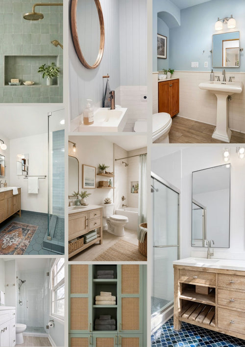 Coastal Soft Bathroom Design Guide (Digital PDF)