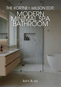 Modern Minimal Spa Bathroom Design Guide (Digital PDF)