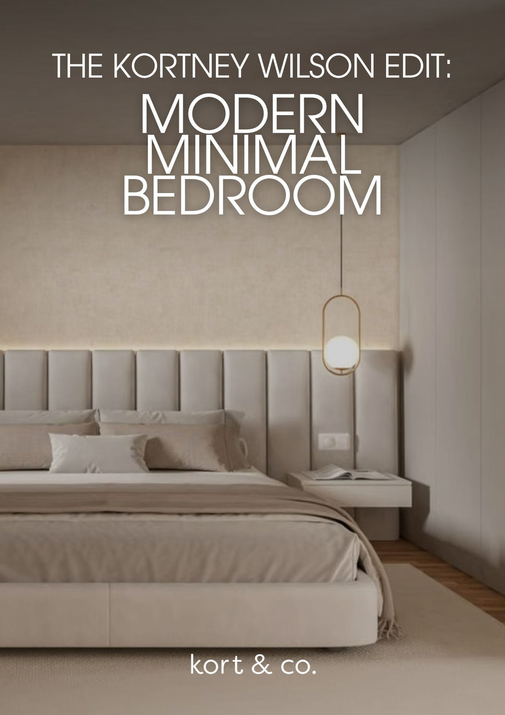 Modern Minimal Bedroom Design Guide (Digital PDF)