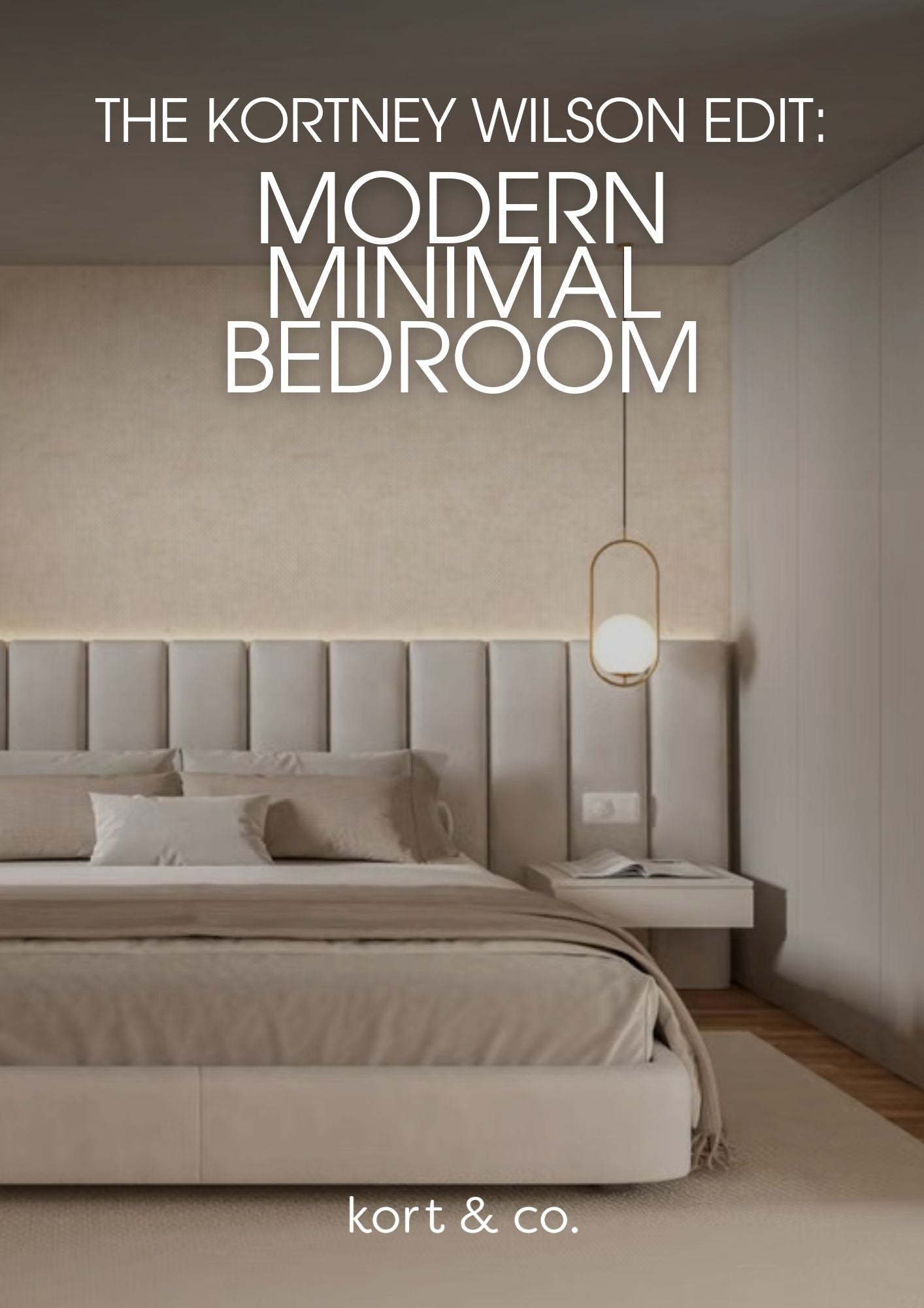 Modern Minimal Bedroom Design Guide (Digital PDF)