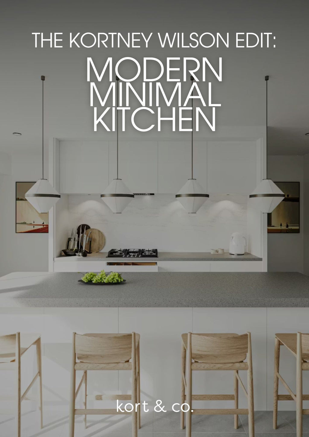Modern Minimal Kitchen Design Guide (Digital PDF)
