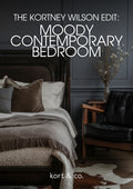 Moody Contemporary Bedroom Design Guide (Digital PDF)