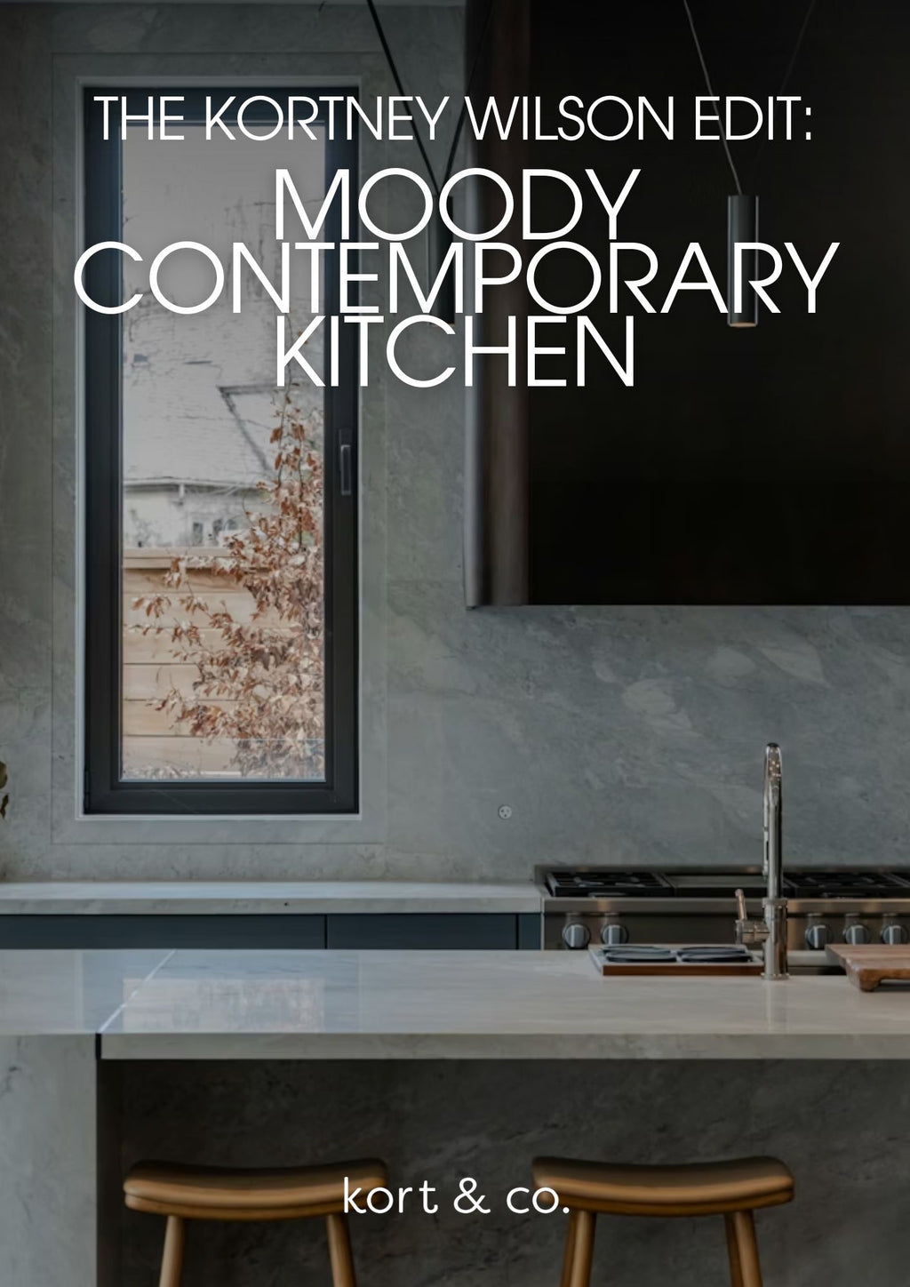 Moody Contemporary Kitchen Design Guide (Digital PDF)