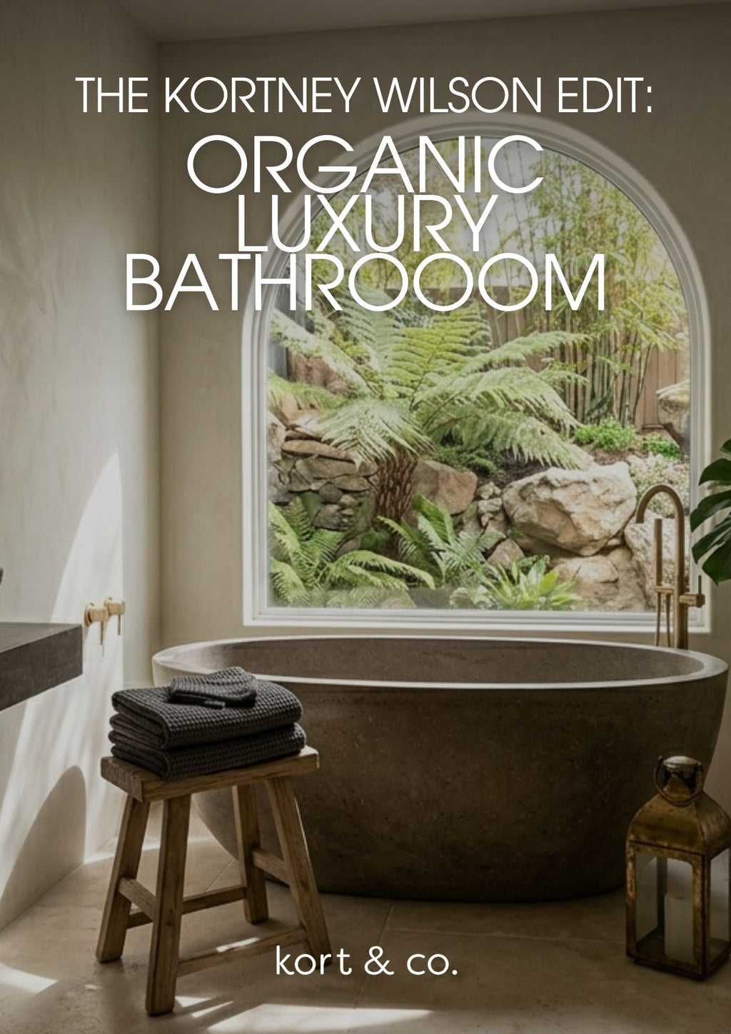 Organic Luxury Bathroom Design Guide (Digital PDF)