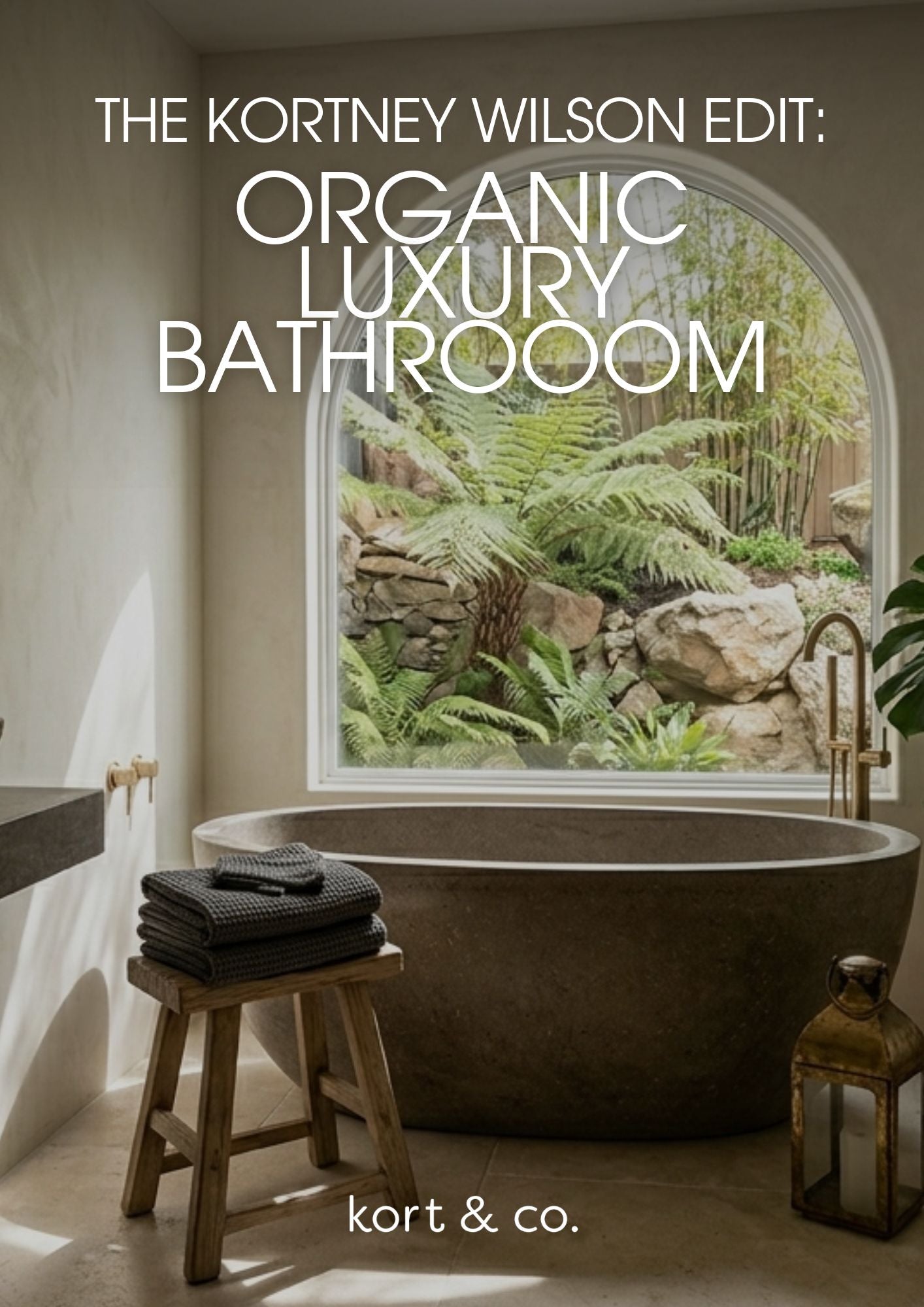 Organic Luxury Bathroom Design Guide (Digital PDF)