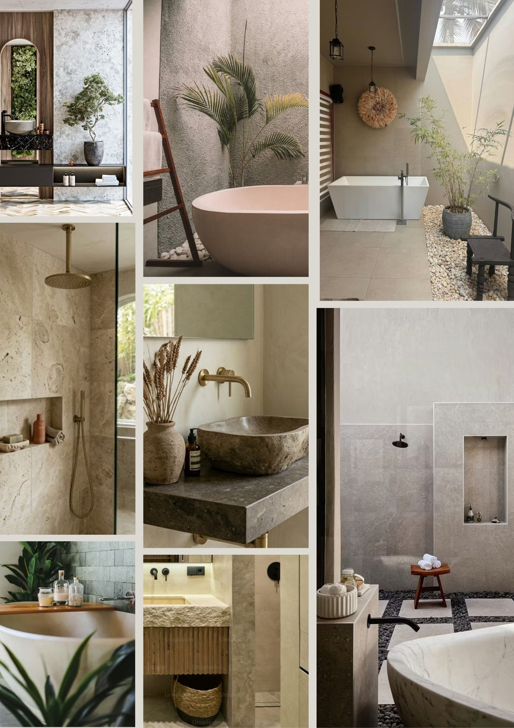 Organic Luxury Bathroom Design Guide (Digital PDF)