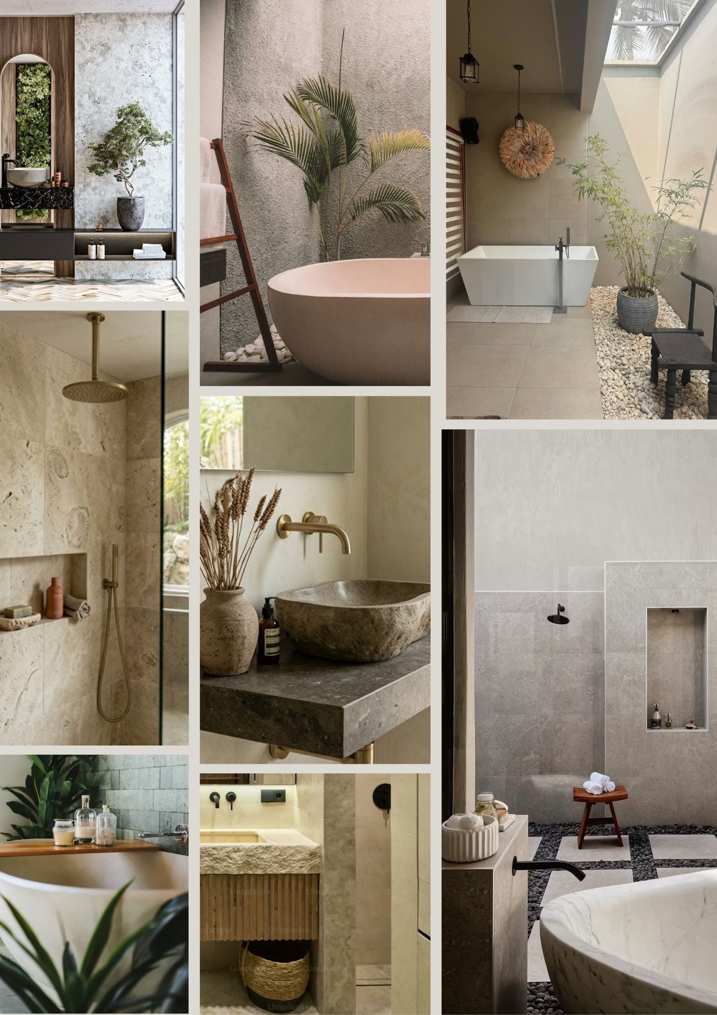 Organic Luxury Bathroom Design Guide (Digital PDF)