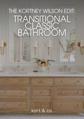 Transitional Classic Bathroom Design Guide (Digital PDF)