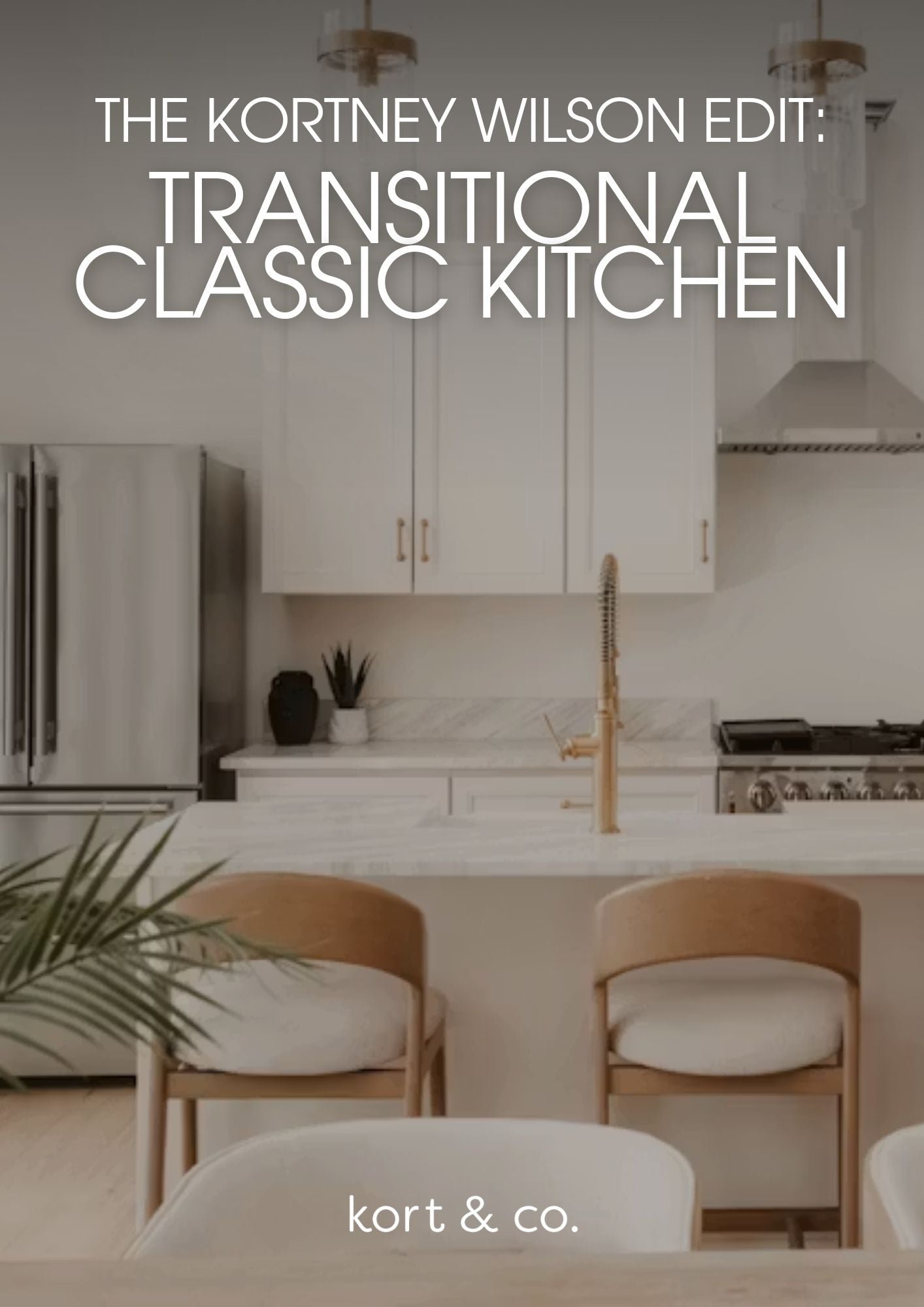 Transitional Classic Kitchen Design Guide (Digital PDF)